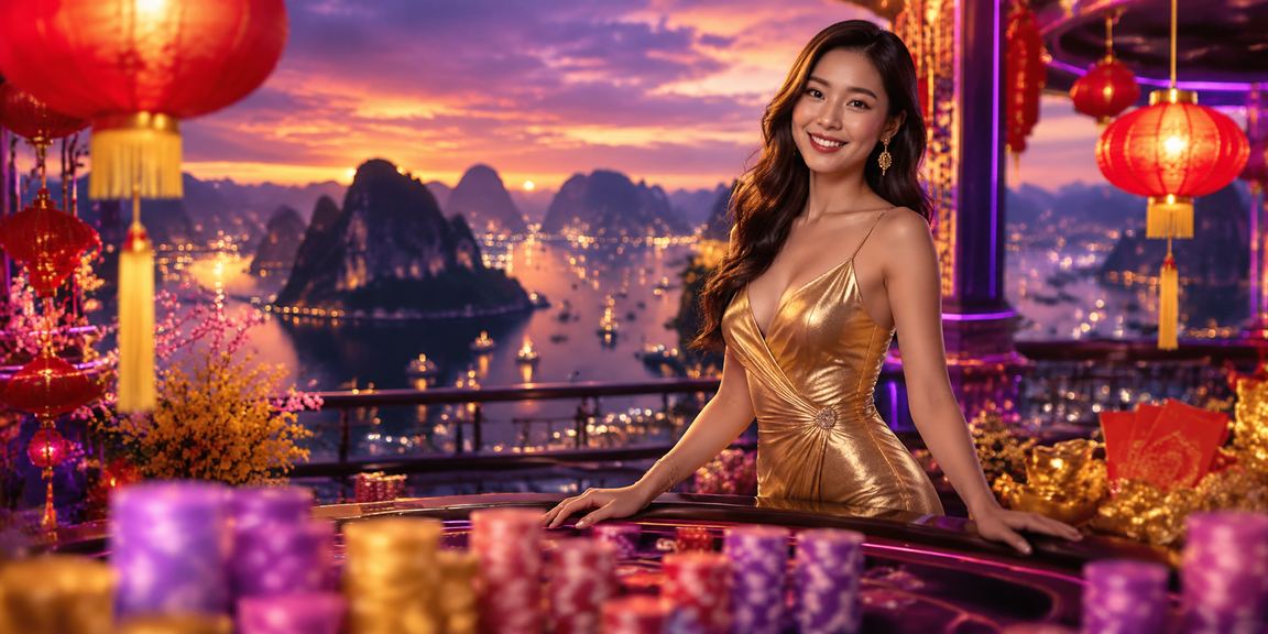 Đèn lồng và phong bao đỏ tại Hạ Long gợi không khí ưu đãi mùa lễ